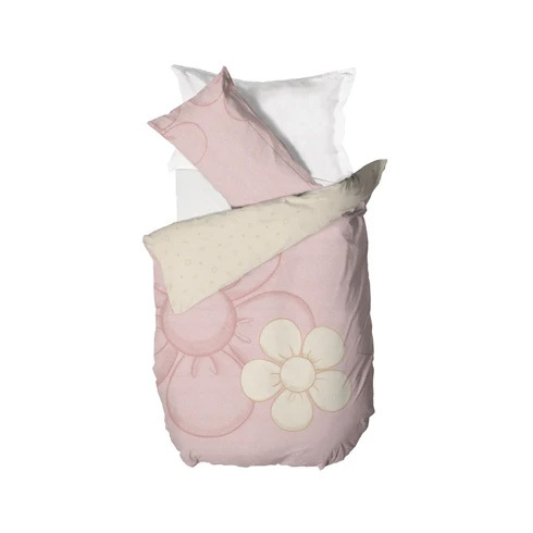 Parure copripiumino singolo Daisy Pink 