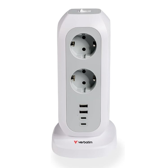 Torre di alimentazione multi spina verticale 