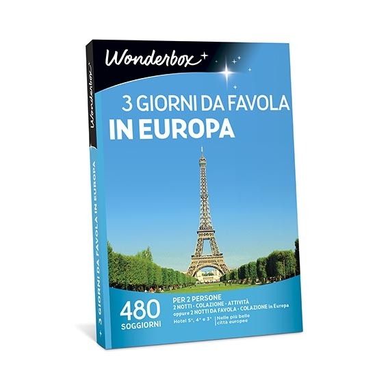 3 giorni da favola in Europa - E-box