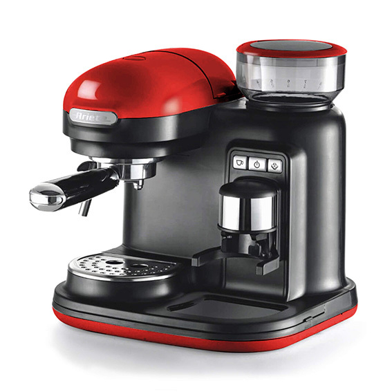 Macchina per caffè espresso con macinacaffè 