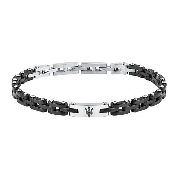 Bracciale Uomo Maserati acciaio e ceramica Bracciale Uomo Maserati acciaio e ceramica