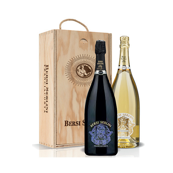 2 Magnum Franciacorta in cassa di legno
