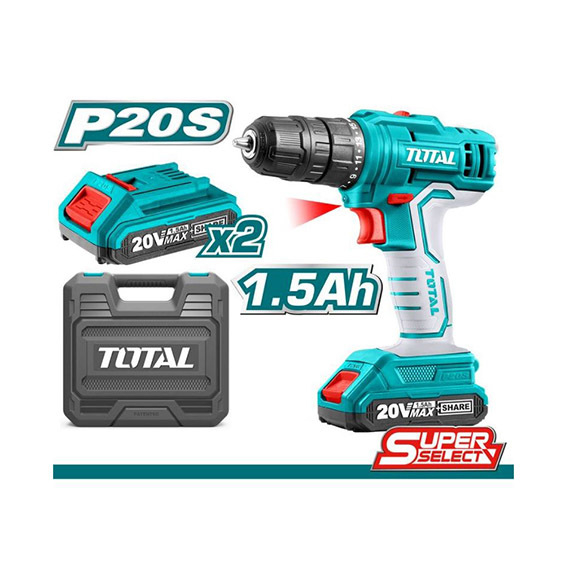 Trapano a batteria 20V con valigetta