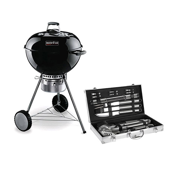 BBQ a carbonella 57cm con accessori