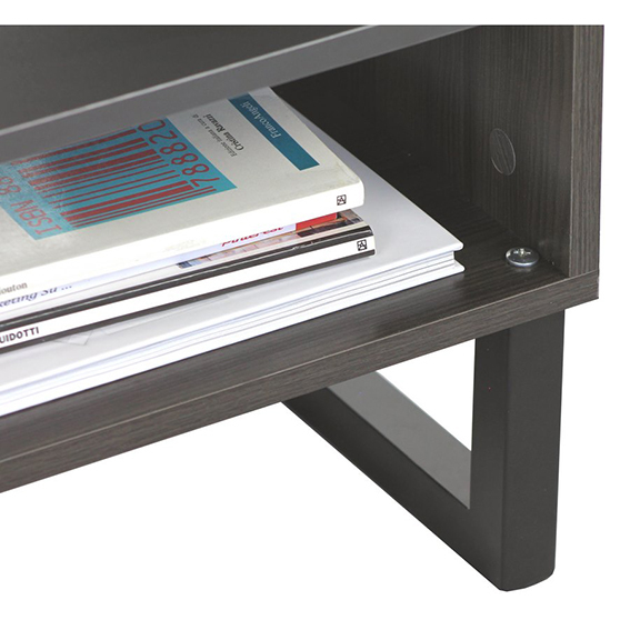 Tavolino Industrial Design a 2 ripiani