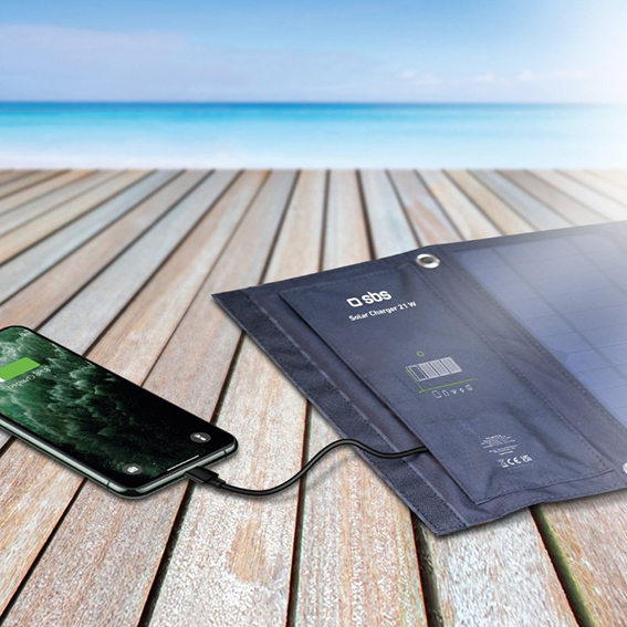 Caricabatterie portatile a Pannello Solare