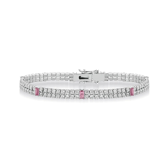Bracciale Tennis Donna PinkLove