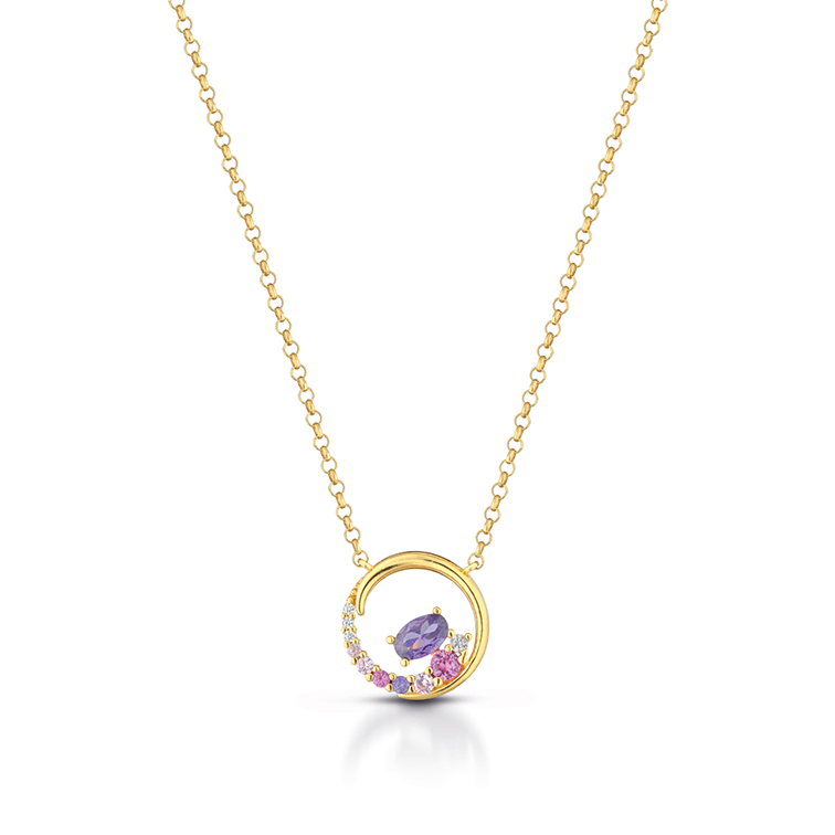 Collana in Argento 925 con Zirconi
