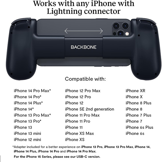 One Mobile Gaming Controller per iPhone