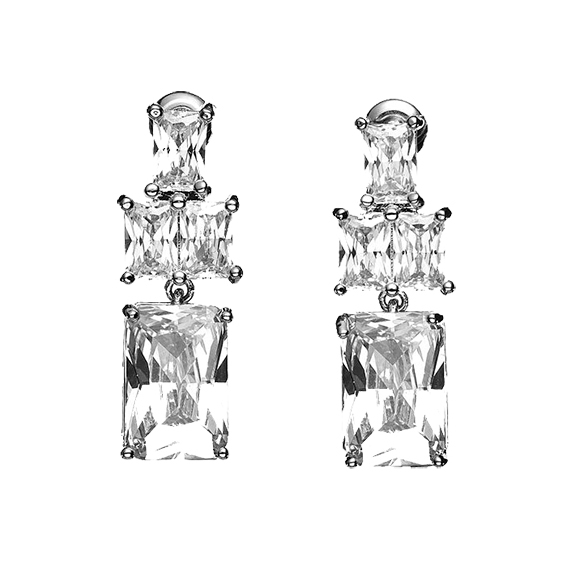 Set Orecchini e Collana cubic zirconia