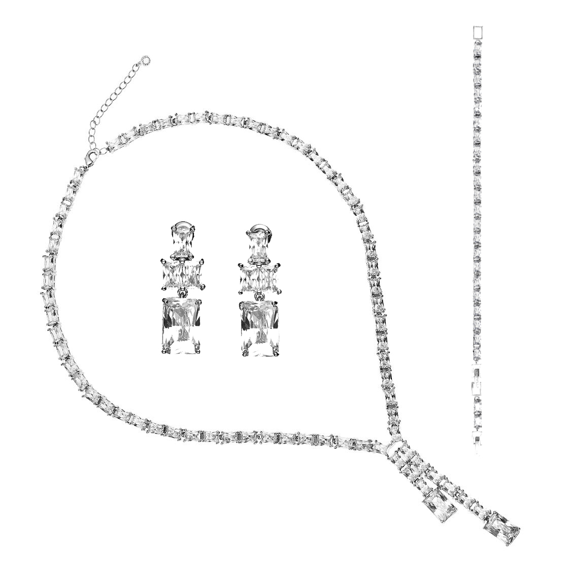 Parure Elegance con zirconia
