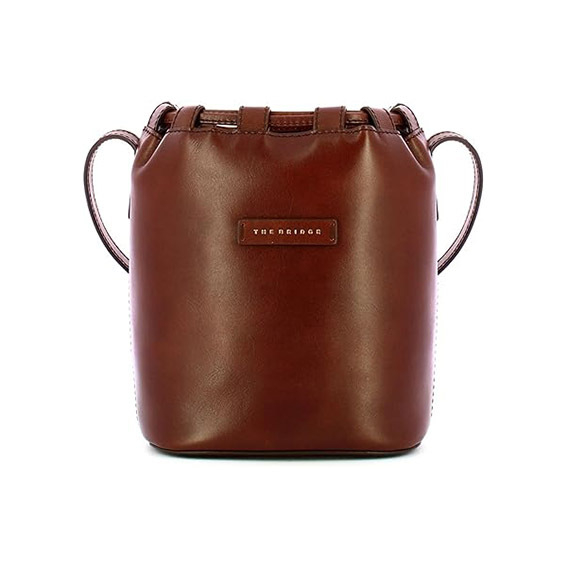 Borsa a secchiello in pelle Aurora