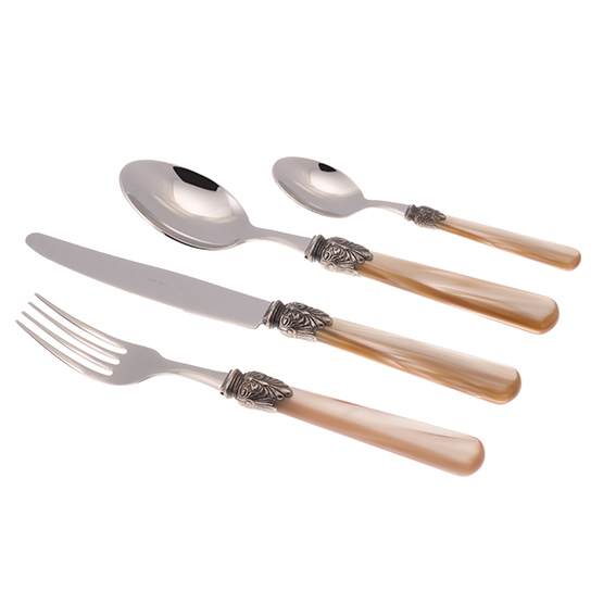 Set Posate Champagne 24 pezzi