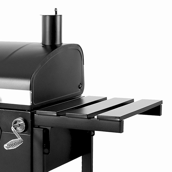 Barbecue a carbonella in acciaio - con ruote