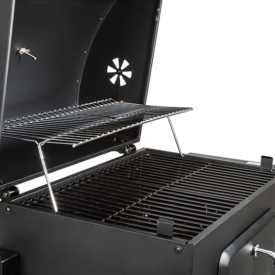 Barbecue a carbonella in acciaio - con ruote
