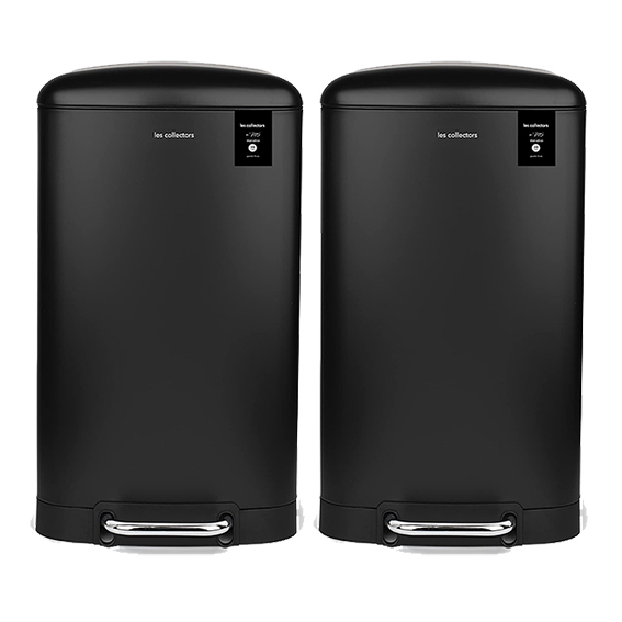 Set 2 Cestini a pedale da 30L 