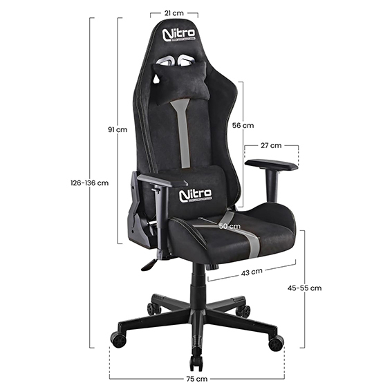 Sedia Gaming Ergonomica VELVIX