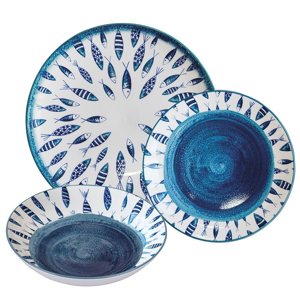 Servizio piatti 18 Pz. BluOcean