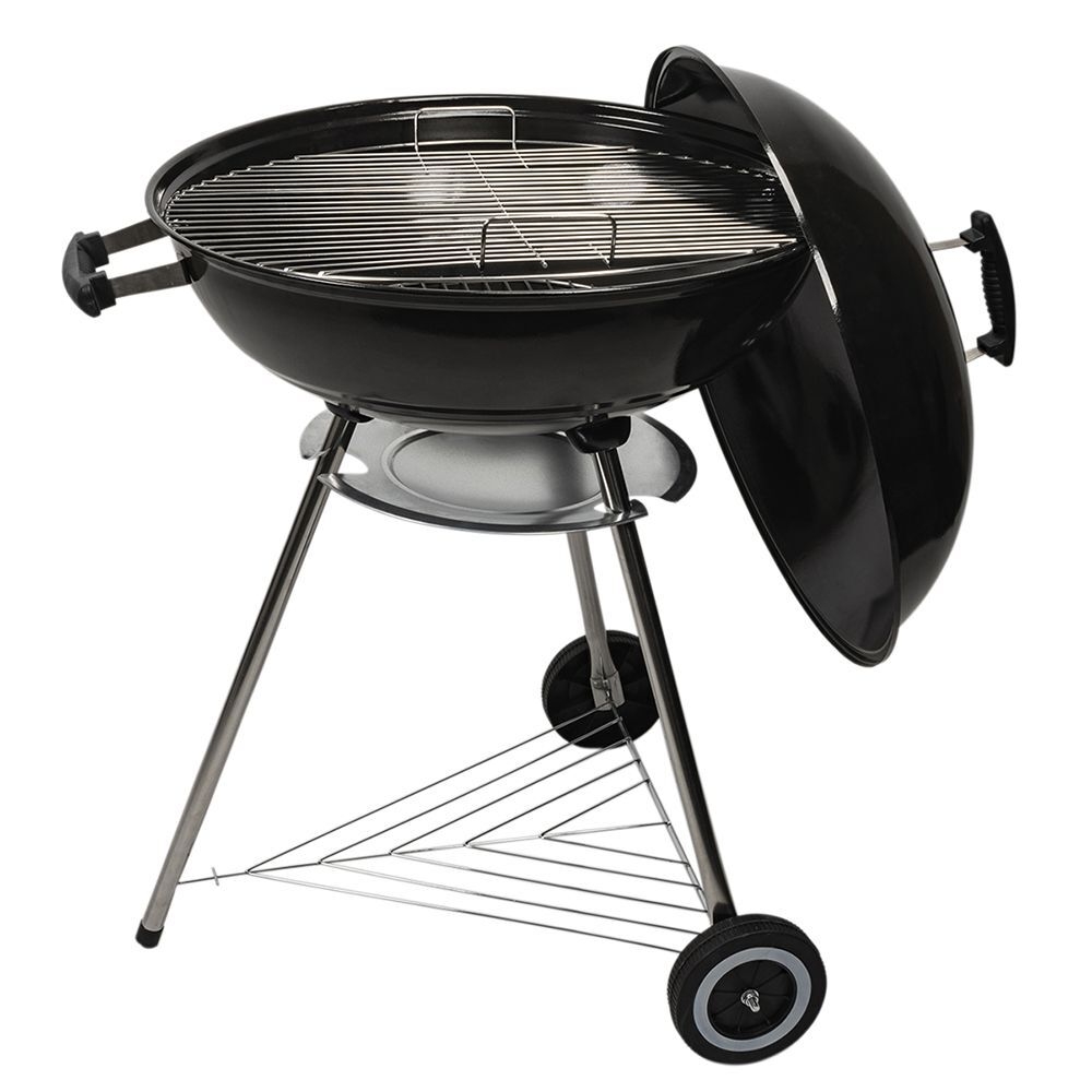 Barbecue con coperchio e ruote BEST