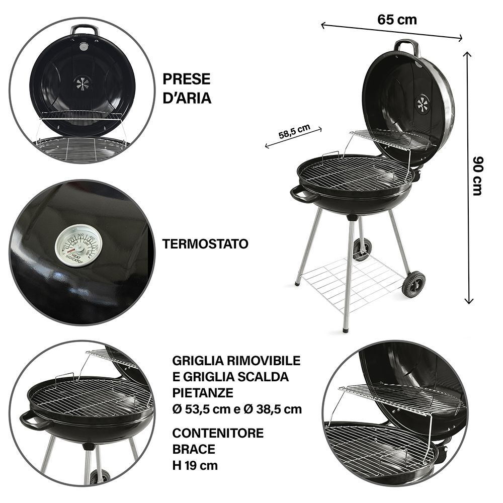 BBQ con ruote HappyTime