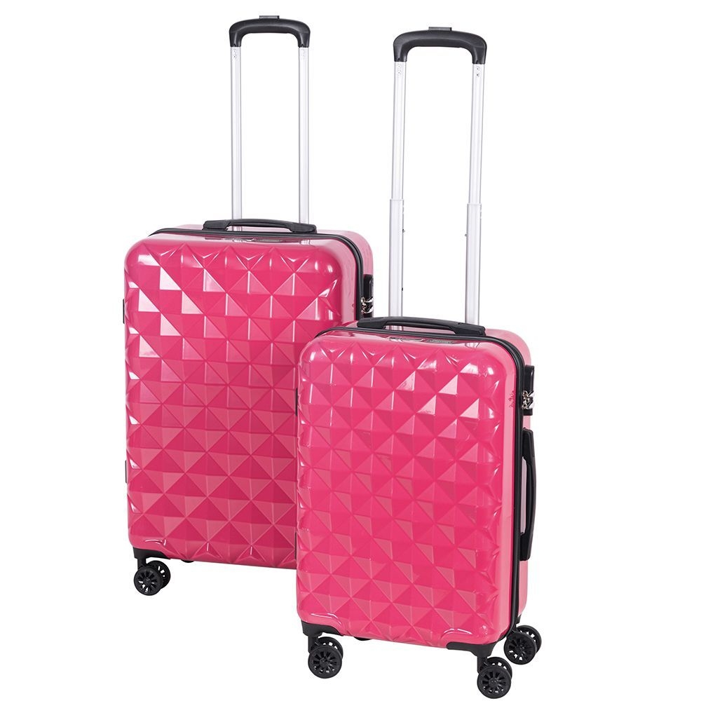 Set 2 Trolley ioViaggio - Fucsia