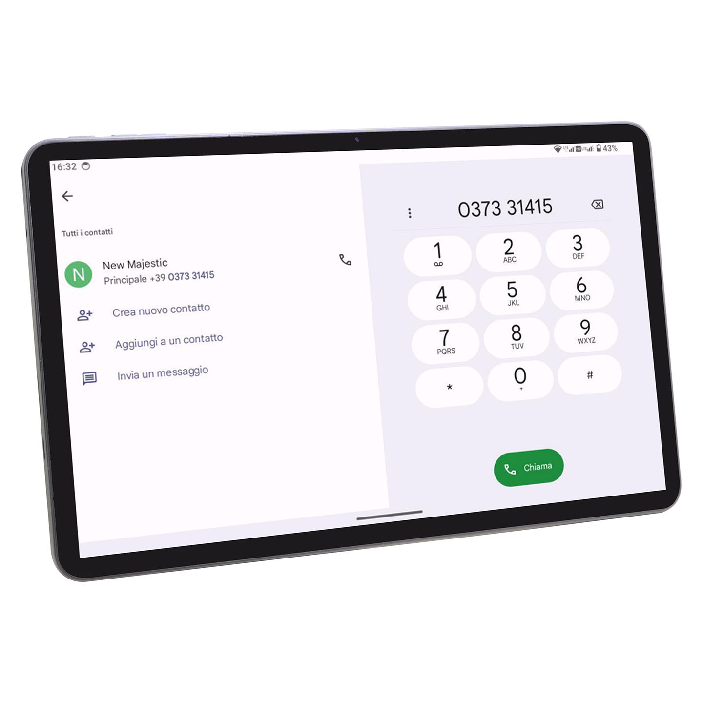 Tablet 4G DualSim 12'' da 128GB