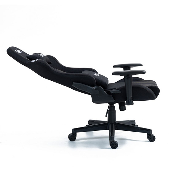 Sedia da gaming in tessuto ed ecopelle