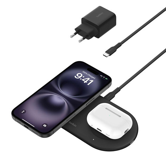 Tappetino di ricarica wireless 2 in 1