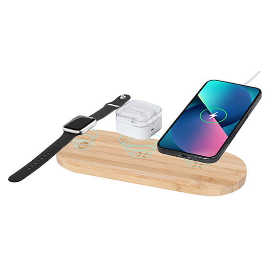 Caricatore wireless multifunzione 15W TRIO