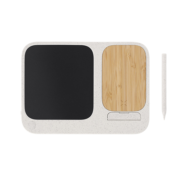 Caricatore wireless 15W con lavagna digitale