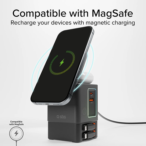 Power Dock Wireless 6 in 1 100W 