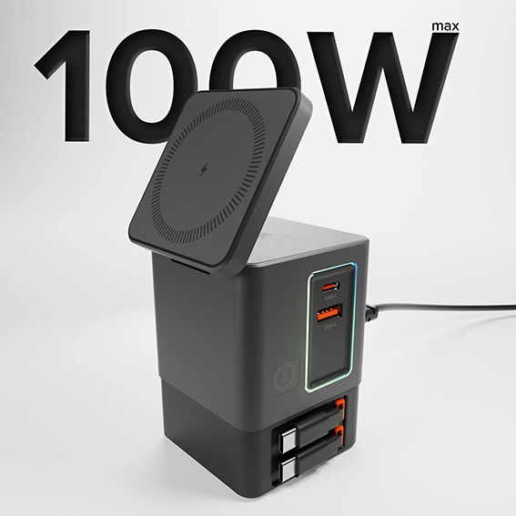 Power Dock Wireless 6 in 1 100W 