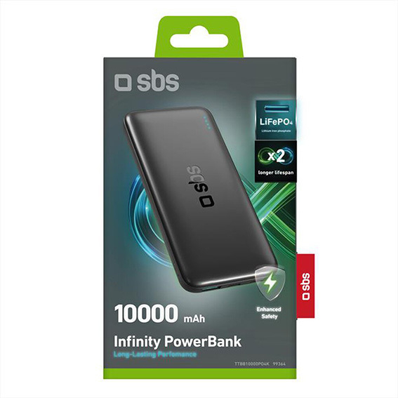Power Bank 10.000mAh con batterie LiFePO4