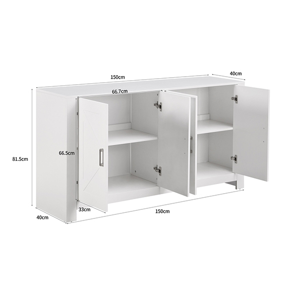 Credenza 4 ante MODUARA