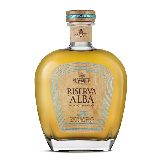 Grappa Riserva Alba con 4 Calici