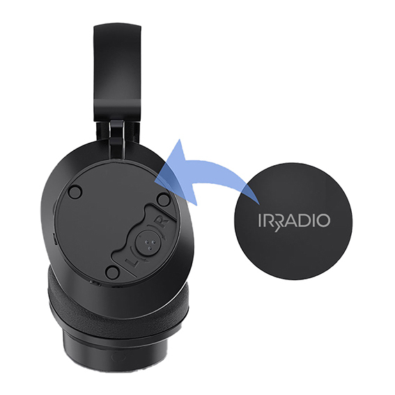 Set cuffia wireless con ricevitore