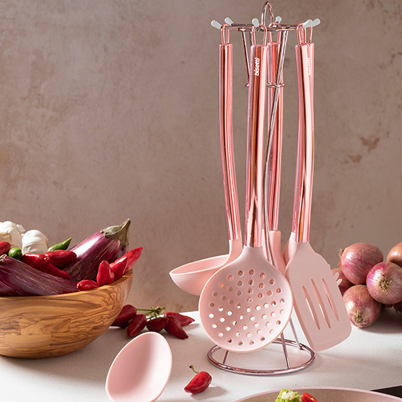 Set 6 Pz utensili da cucina in silicone