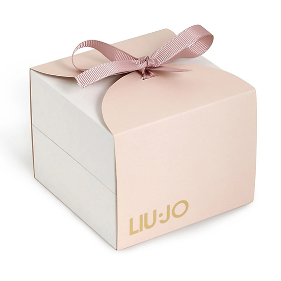 Liu Jo collana girocollo logo e strass 45 cm