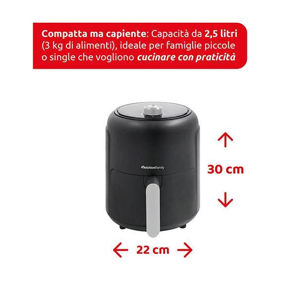 Friggitrice ad aria 2,5 L