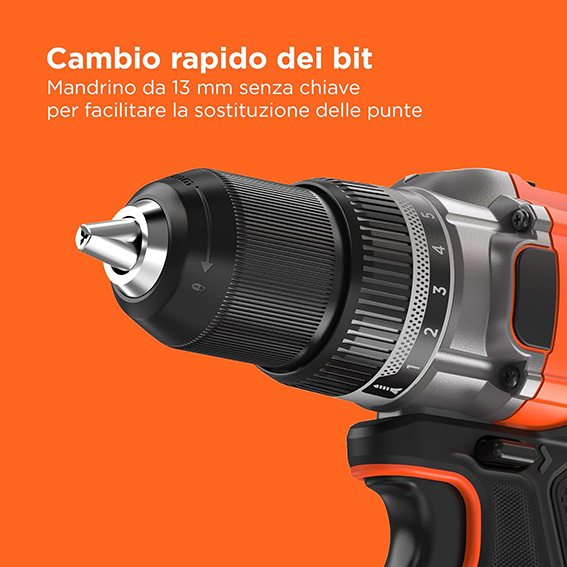 Trapano avvitatore a batteria da 18 V