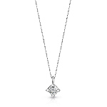 Collana punto luce Oro 18 kt con diamante