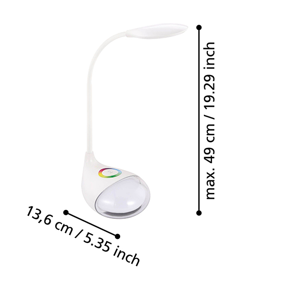 Lampada da scrivania Touch