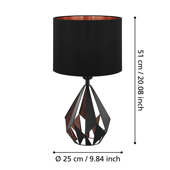 Lampada da tavolo CARLTON