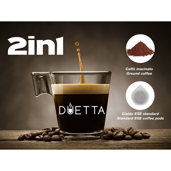 Macchina caffè 2 in 1 DUETTA