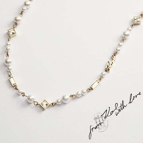 Collana Karl Lagerfeld Pearl