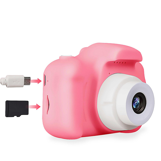 Fotocamera digitale Pink Pix Kids