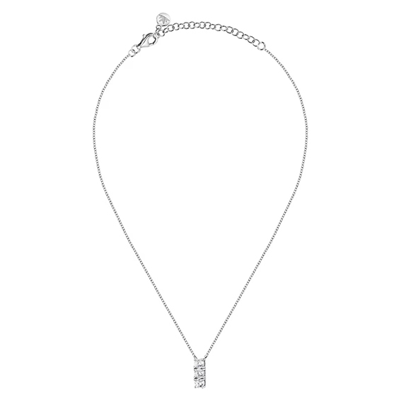 Collana con Zirconi Bianchi