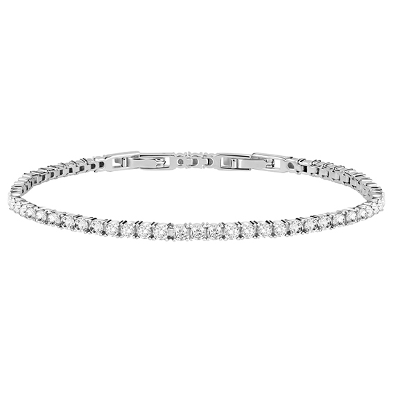 Bracciale in argento con zirconi TESORI