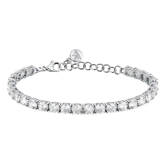 Bracciale in Argento e Zirconi bianchi
