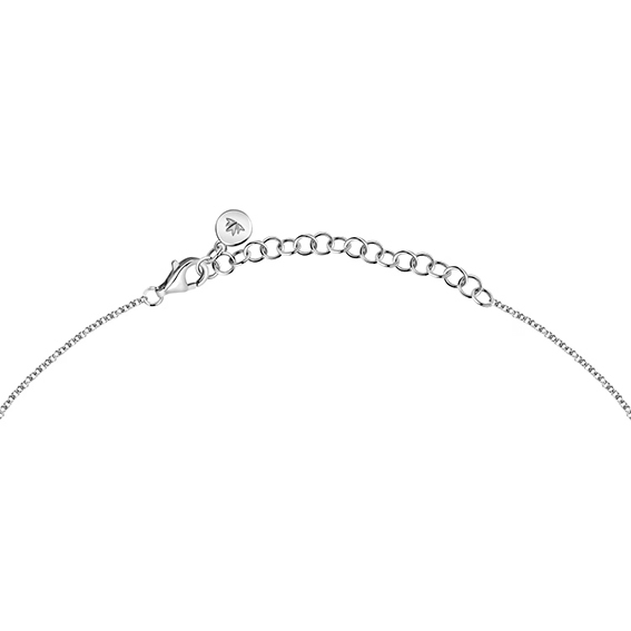 Collana in argento con zirconi